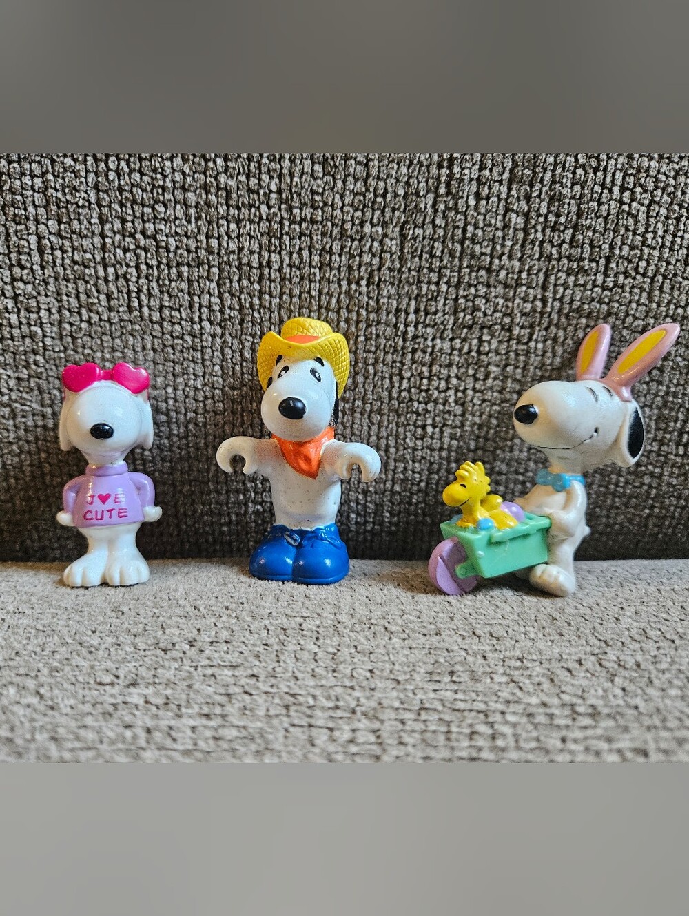 Lot of 3 Snoopy figures